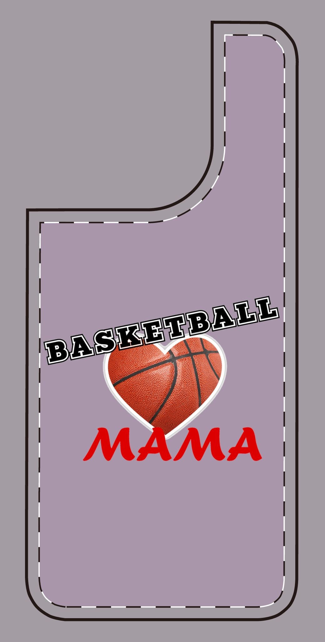 Basketball Mama Silicone Phone Case - Perfect Gift for Basketball Moms