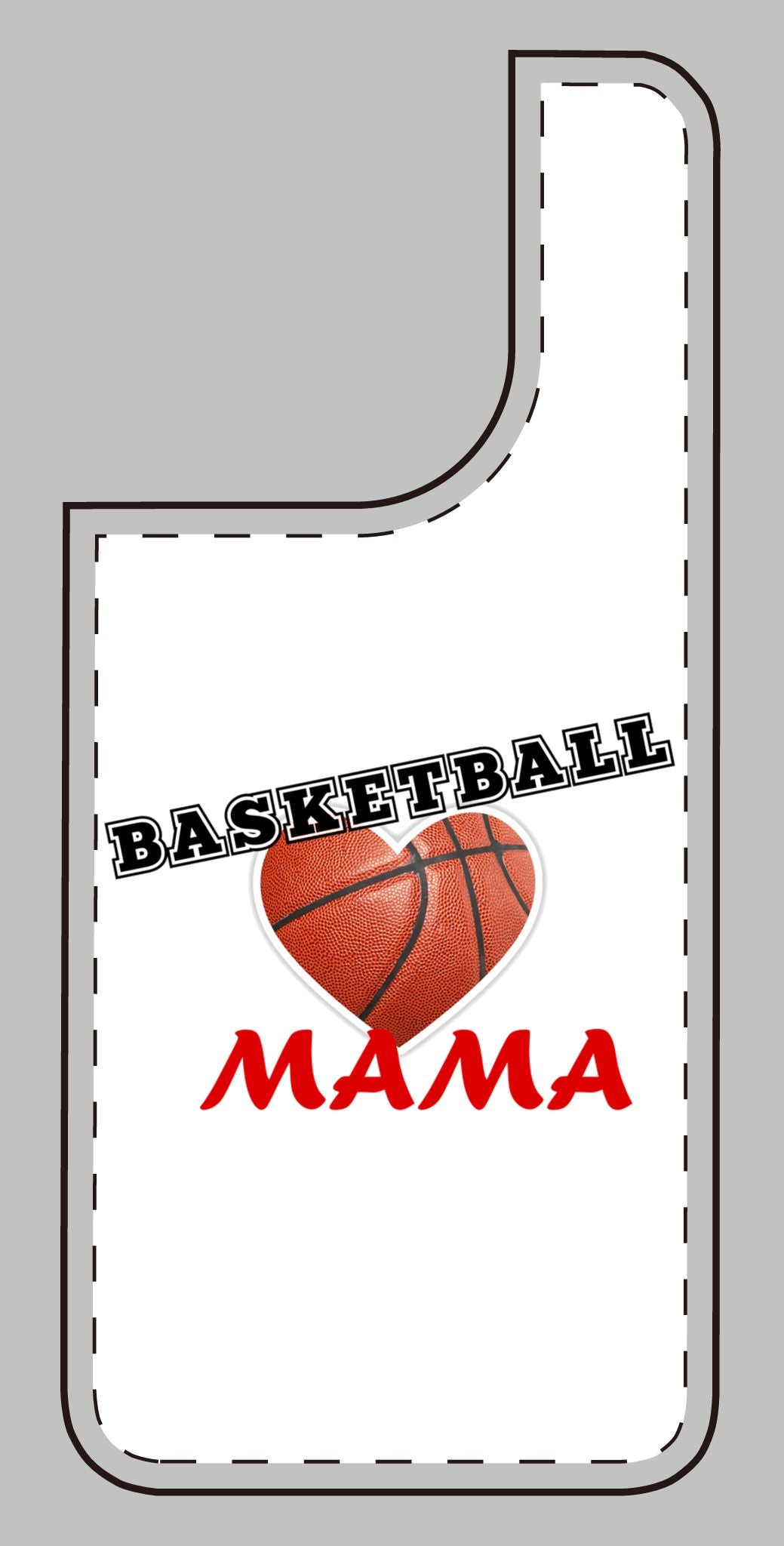 Basketball Mama Silicone Phone Case - Perfect Gift for Basketball Moms