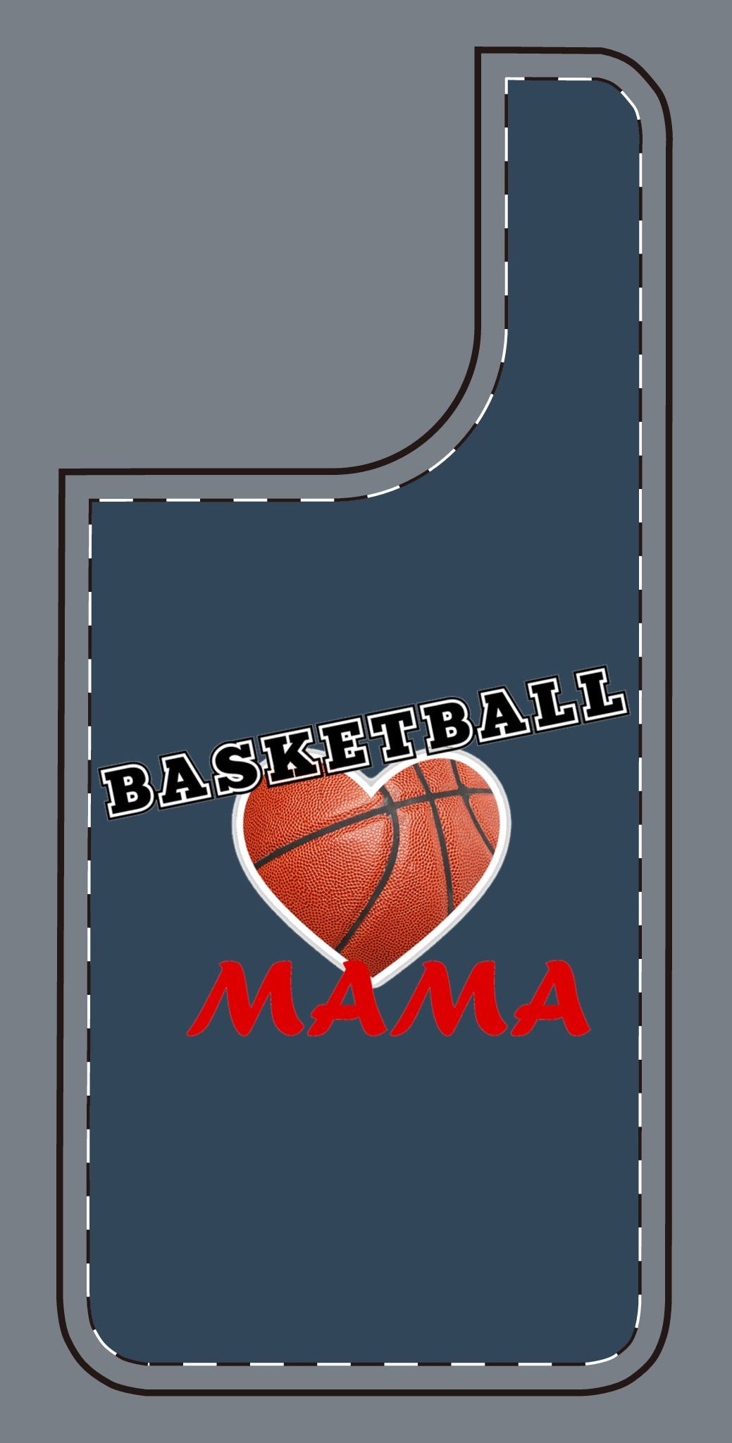 Basketball Mama Silicone Phone Case - Perfect Gift for Basketball Moms