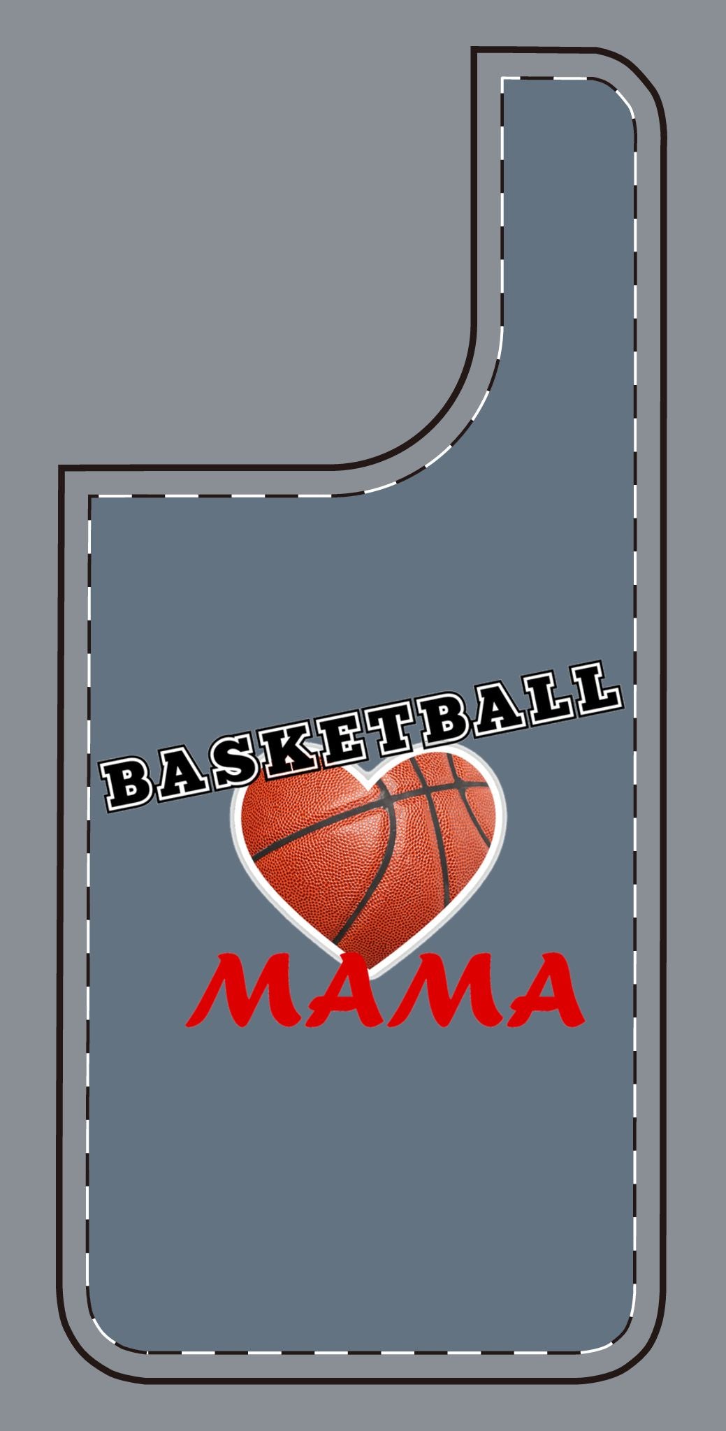 Basketball Mama Silicone Phone Case - Perfect Gift for Basketball Moms