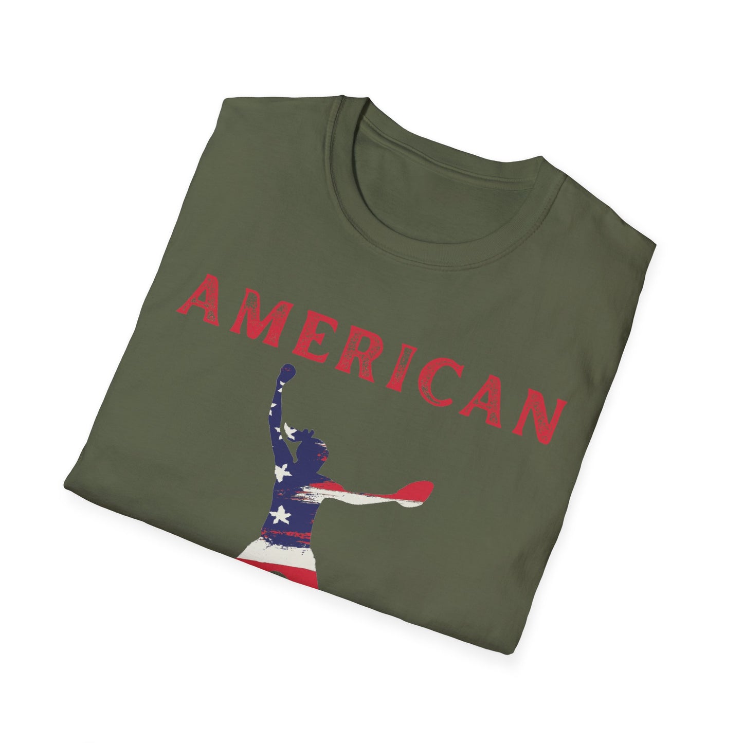 American Dreams Unisex Softstyle T-Shirt, Patriotic Apparel, Summer BBQ, Independence Day, Birthday Gift, Casual Wear