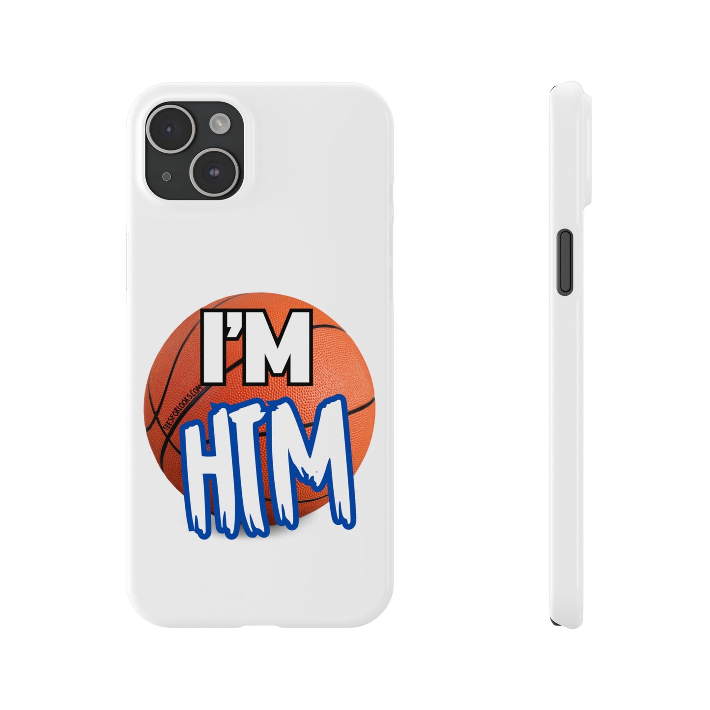 Basketball Slim Phone Case - I'm HTM Design for Sports Fans