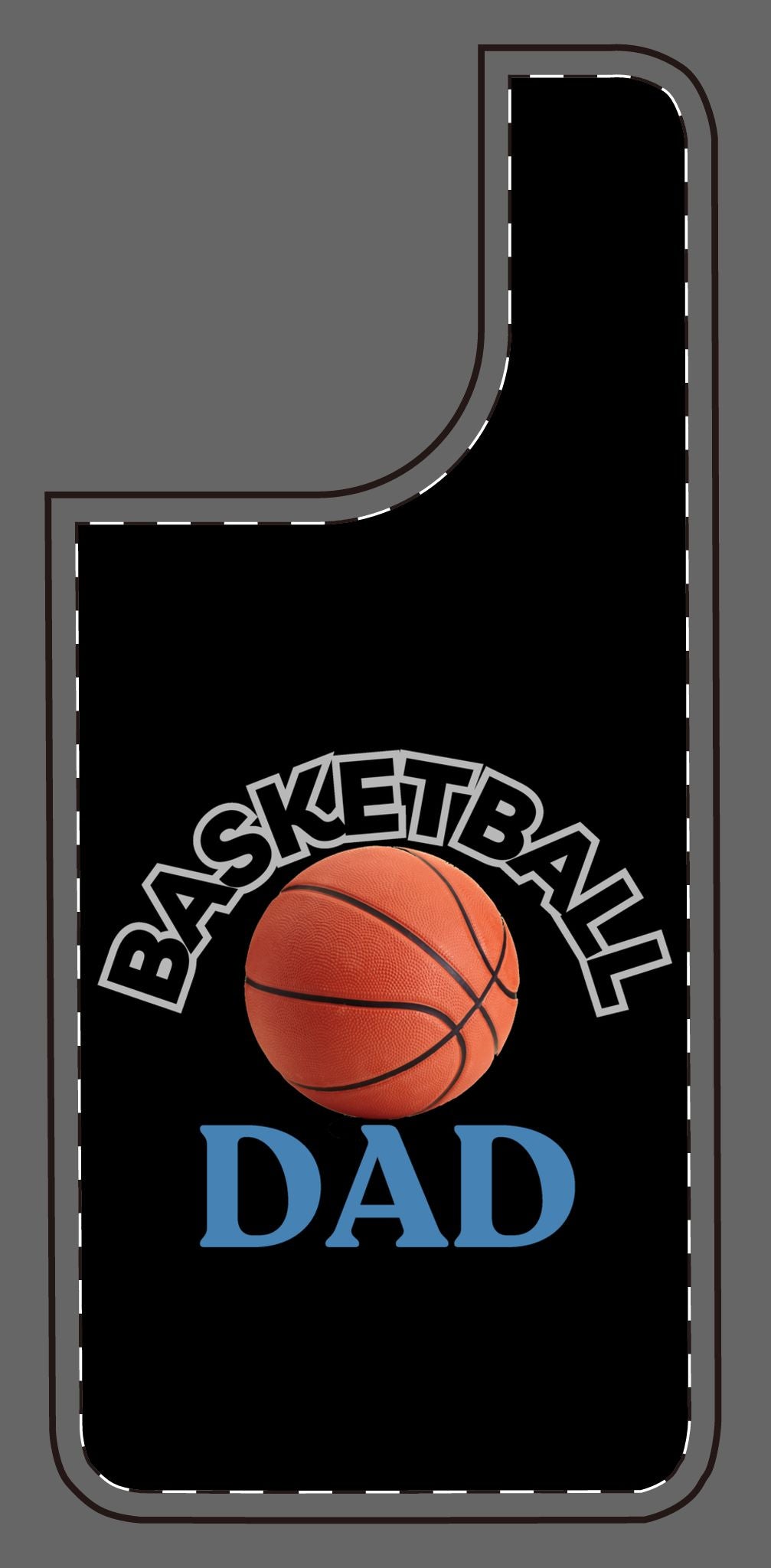 Basketball Dad Silicone Phone Case - Perfect Gift for Sports Dads