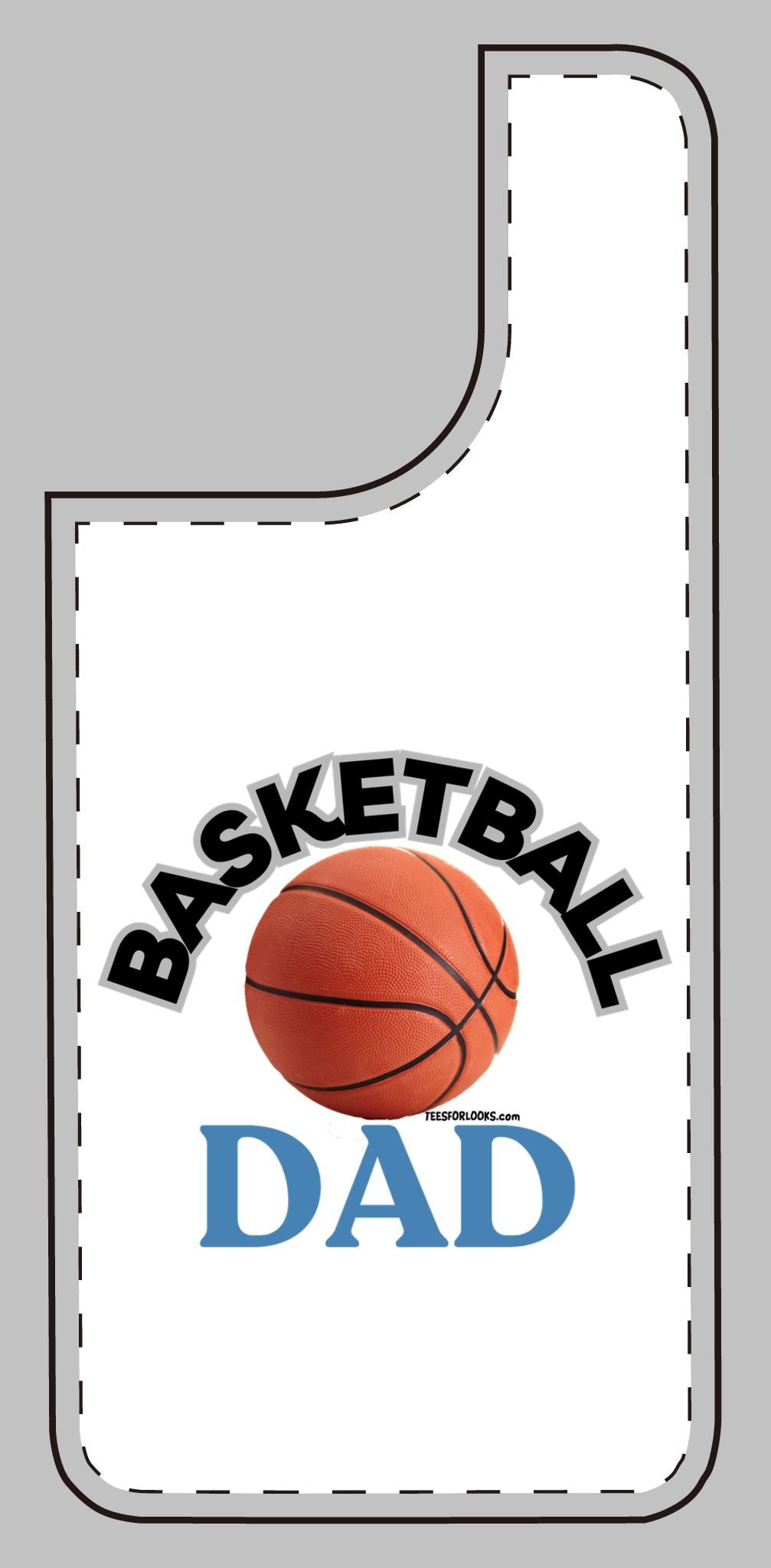 Basketball Dad Silicone Phone Case - Perfect Gift for Sports Dads