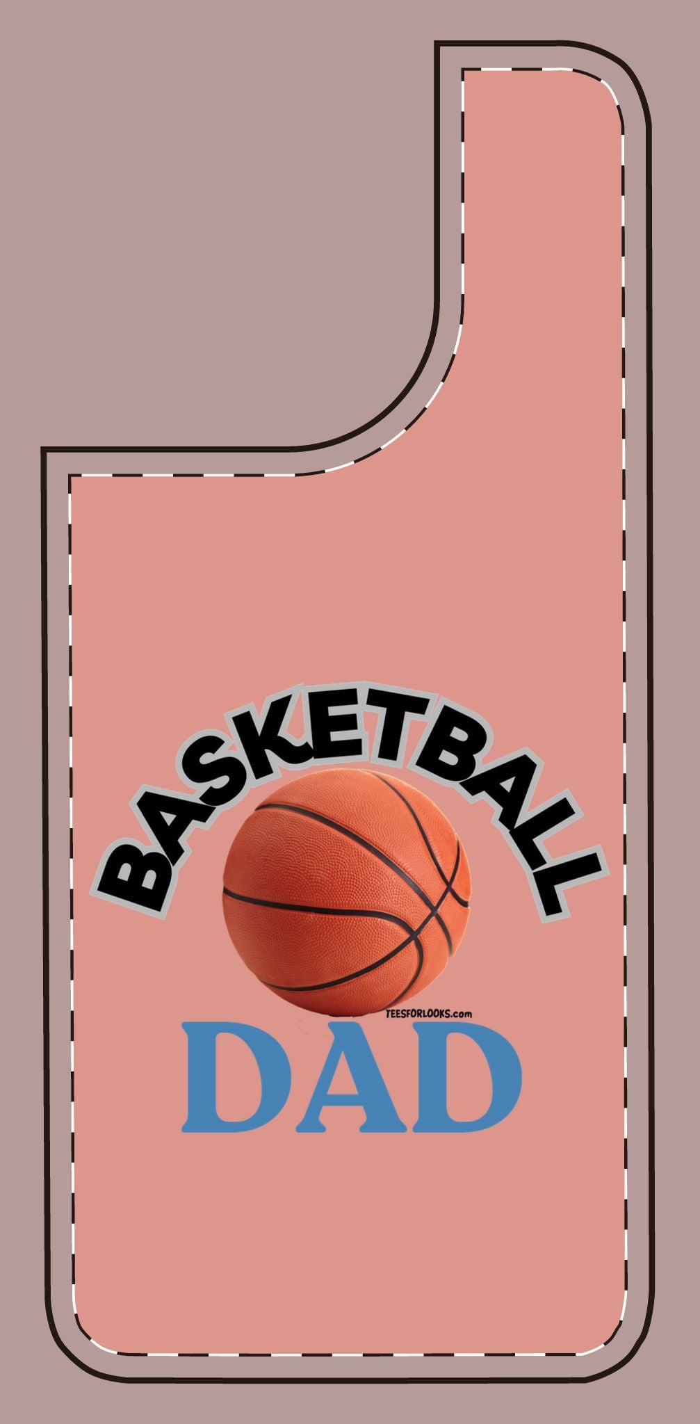 Basketball Dad Silicone Phone Case - Perfect Gift for Sports Dads