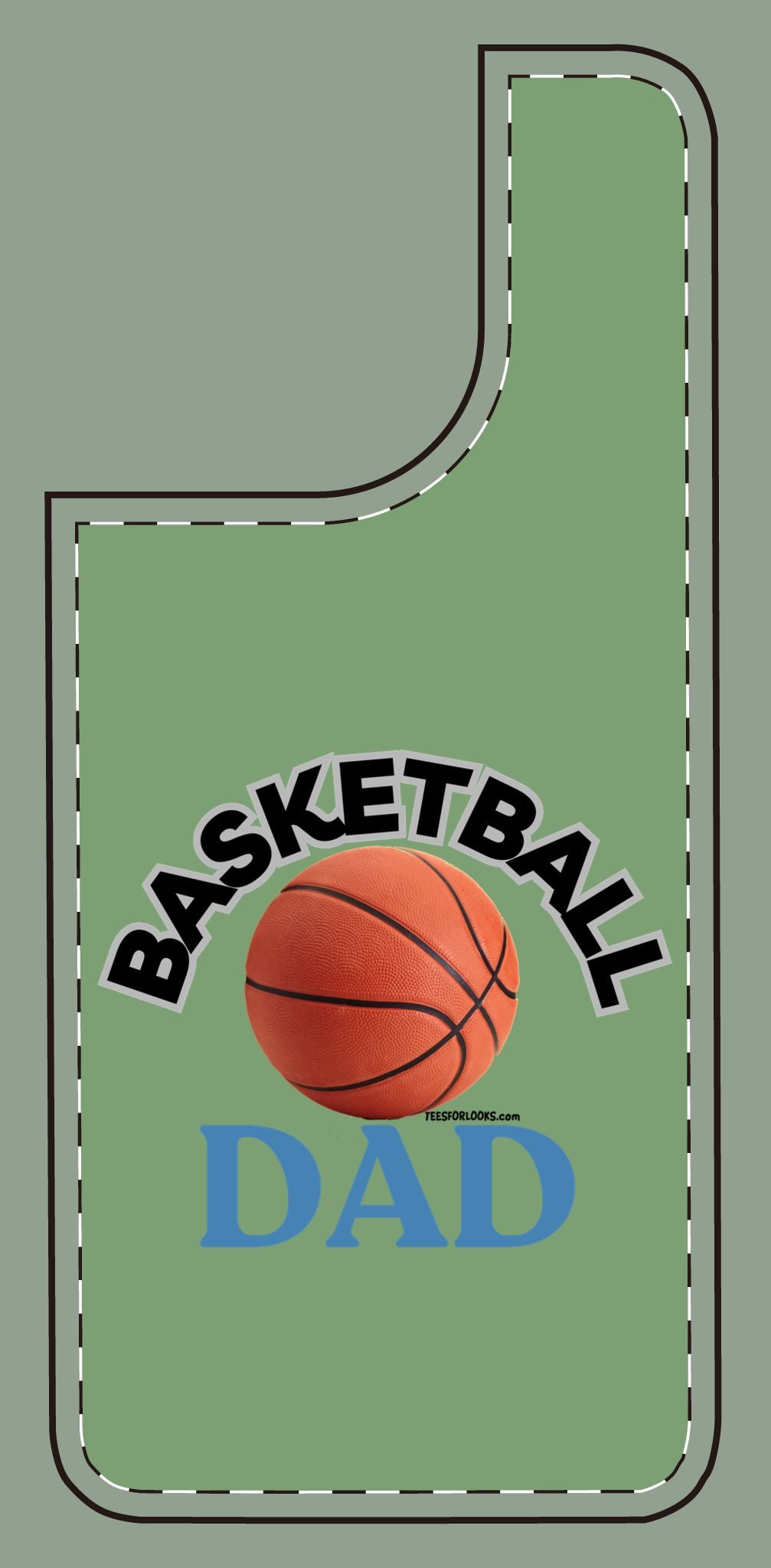 Basketball Dad Silicone Phone Case - Perfect Gift for Sports Dads