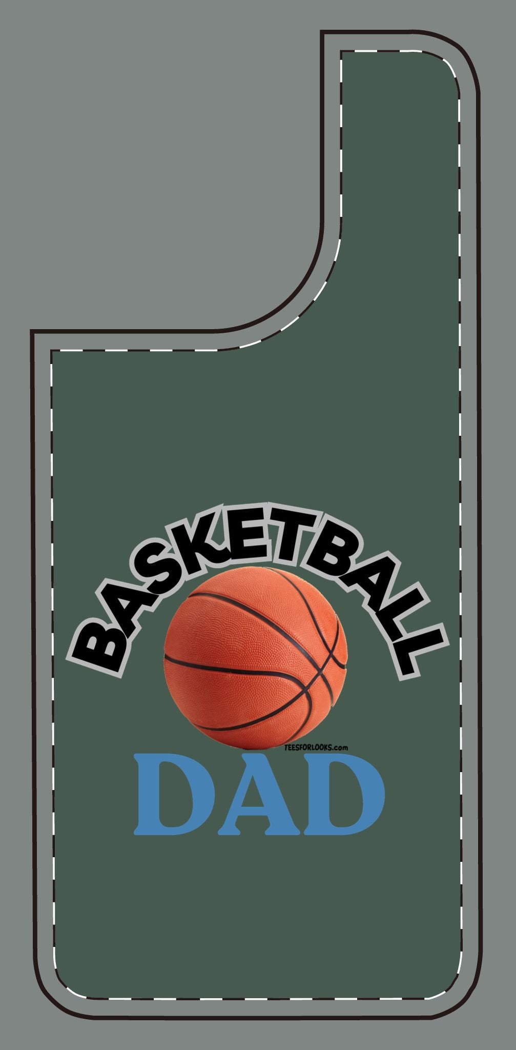 Basketball Dad Silicone Phone Case - Perfect Gift for Sports Dads