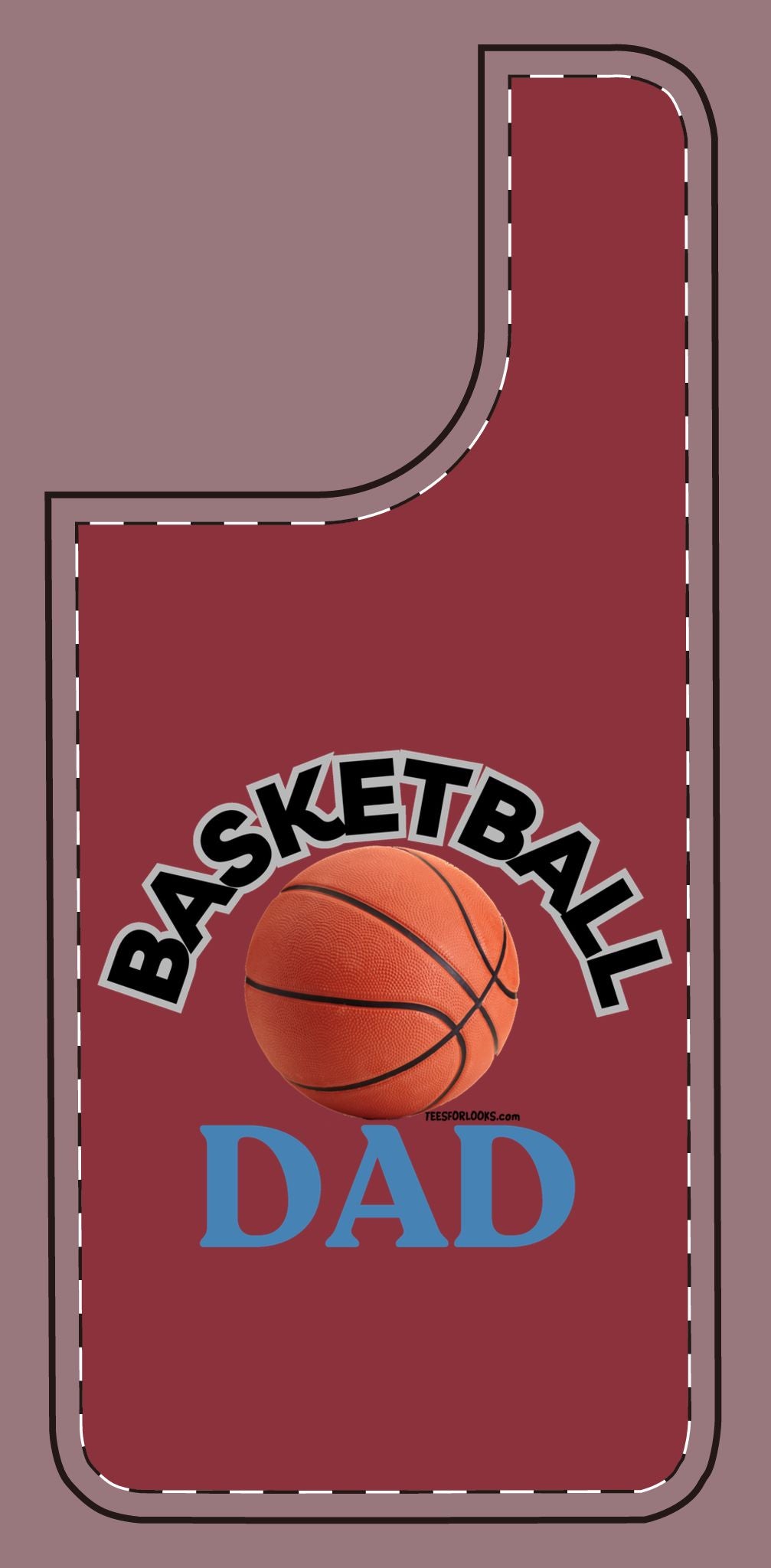 Basketball Dad Silicone Phone Case - Perfect Gift for Sports Dads