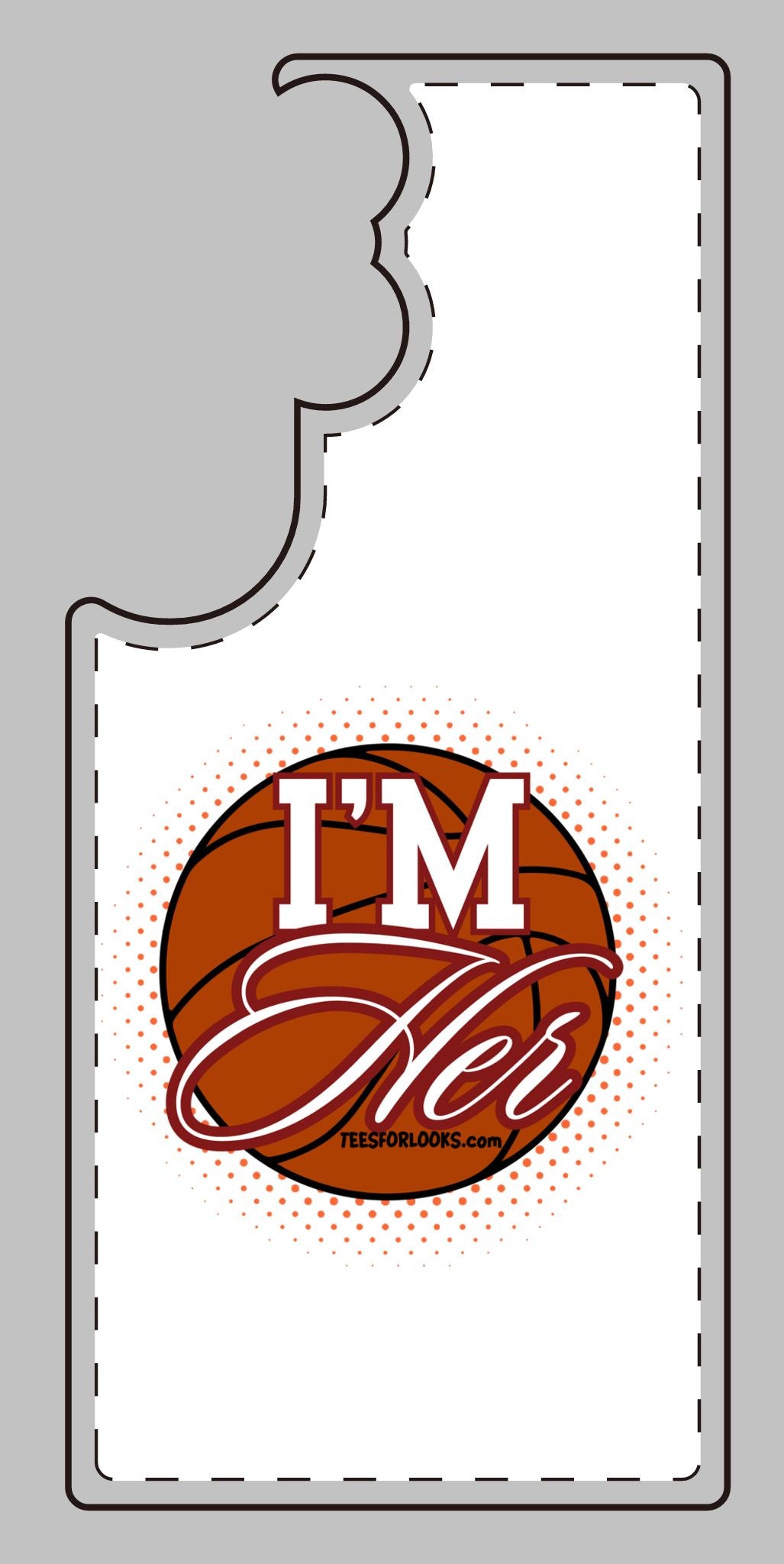 I'M Her Basketball Silicone Phone Case - Perfect for Sports Fans