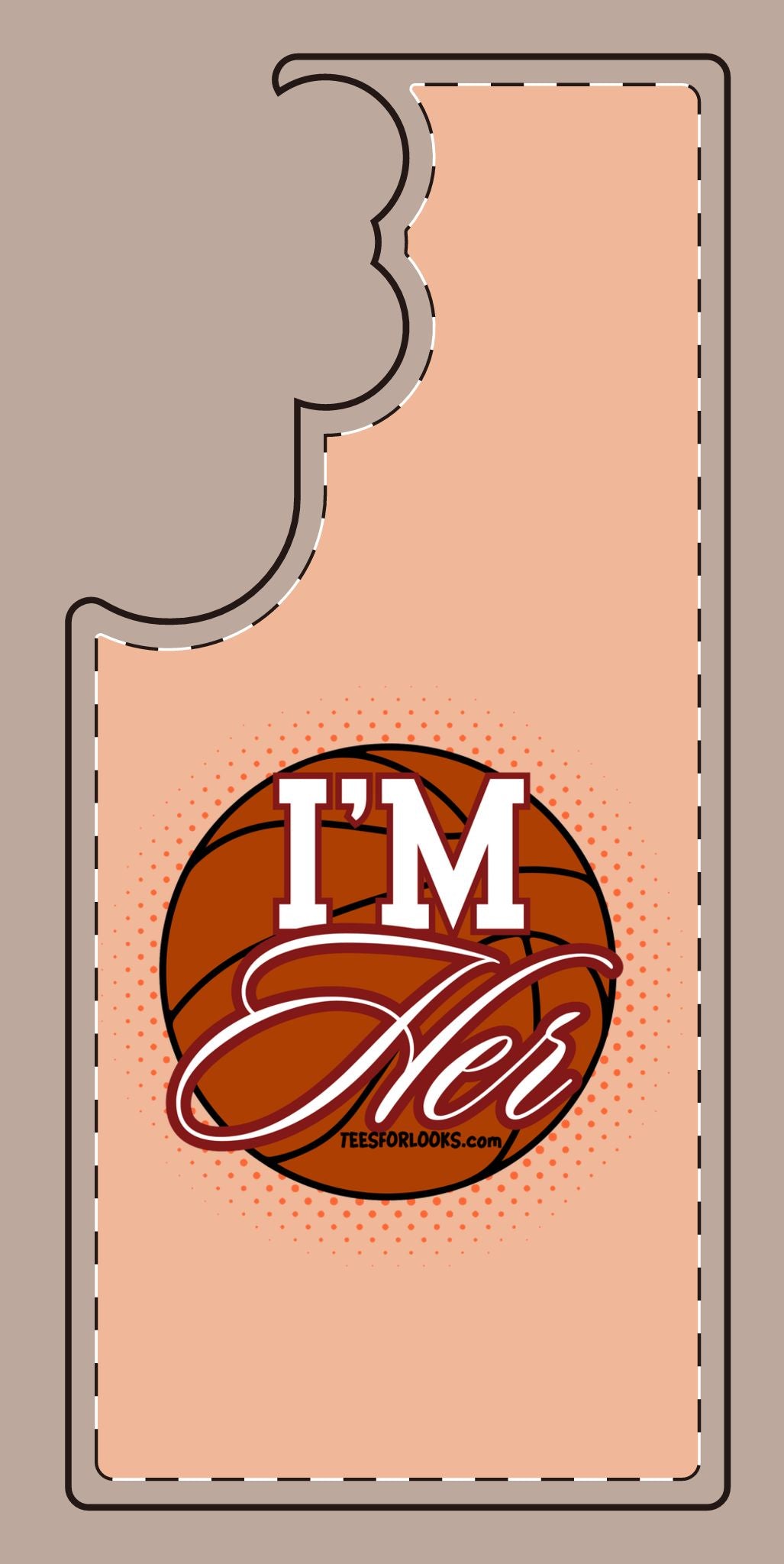 I'M Her Basketball Silicone Phone Case - Perfect for Sports Fans