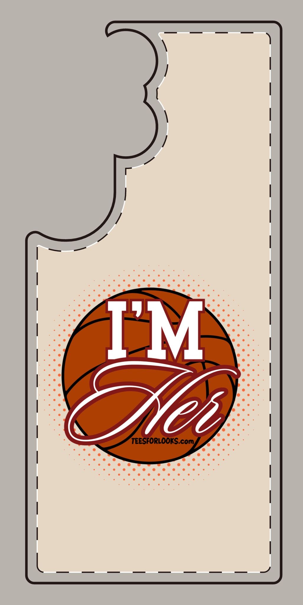 I'M Her Basketball Silicone Phone Case - Perfect for Sports Fans