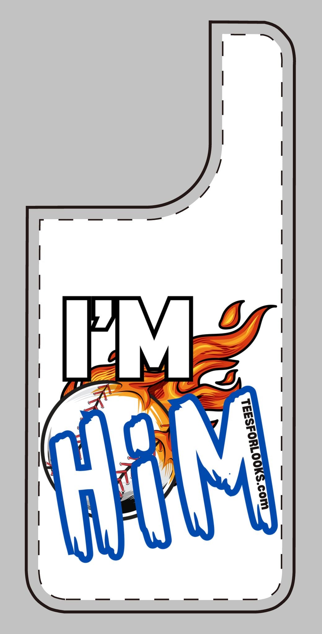 I'm Him Silicone Phone Case - Bold & Fun Design for Sports Lovers