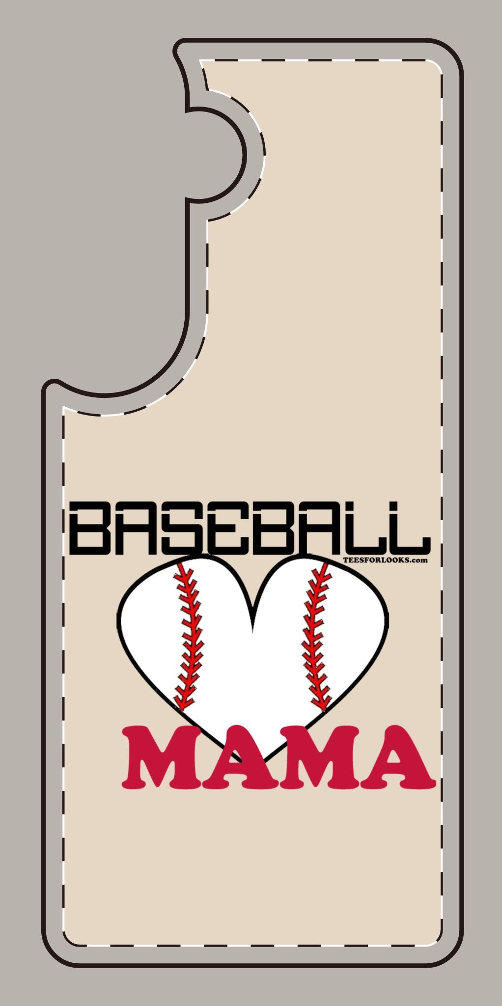 Baseball Mama Silicone Phone Case - Perfect Gift for Sports Moms