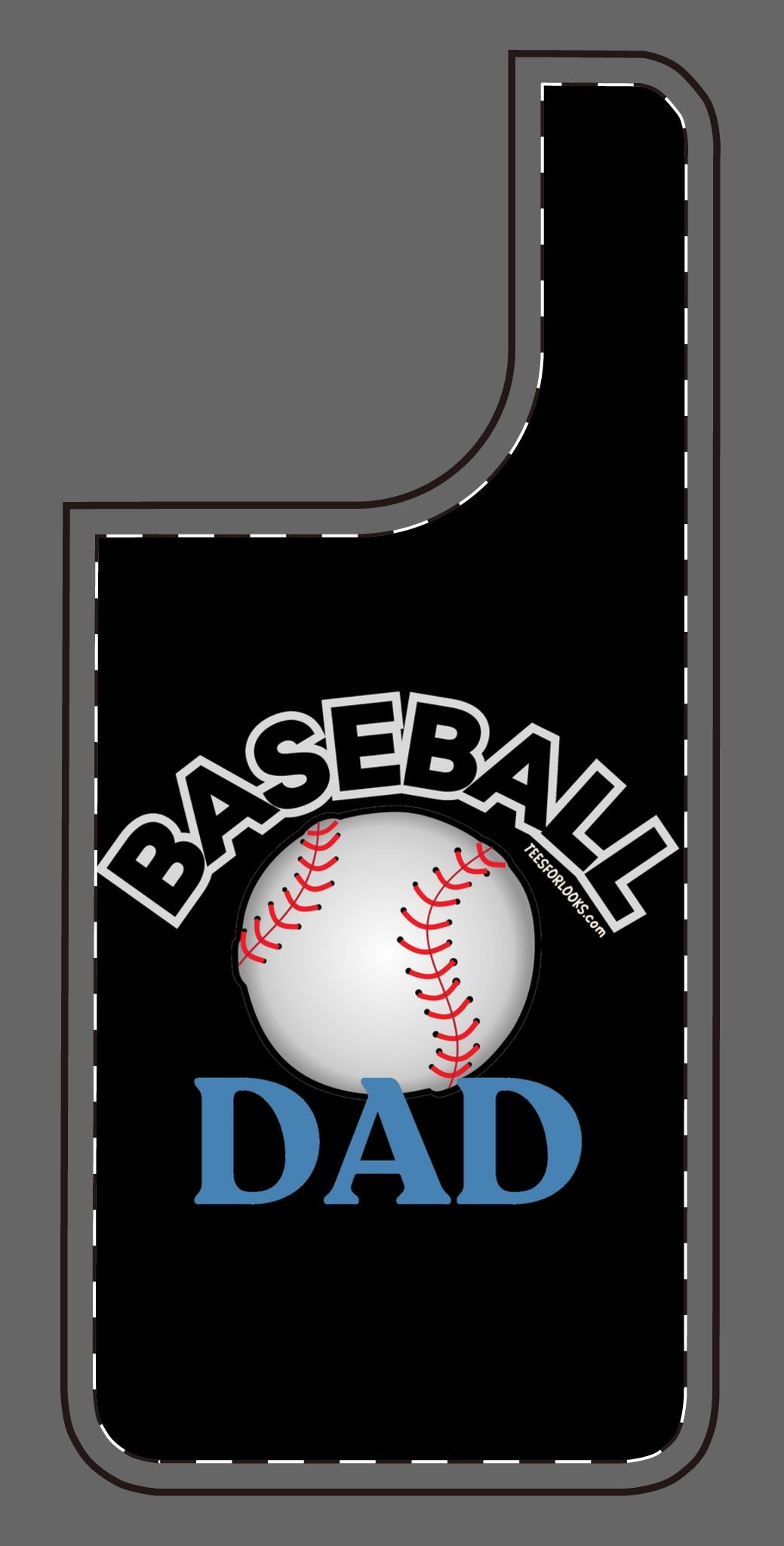 Baseball Dad Silicone Phone Case - Perfect Gift for Sports Lovers