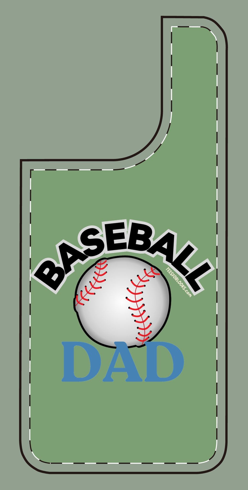 Baseball Dad Silicone Phone Case - Perfect Gift for Sports Lovers