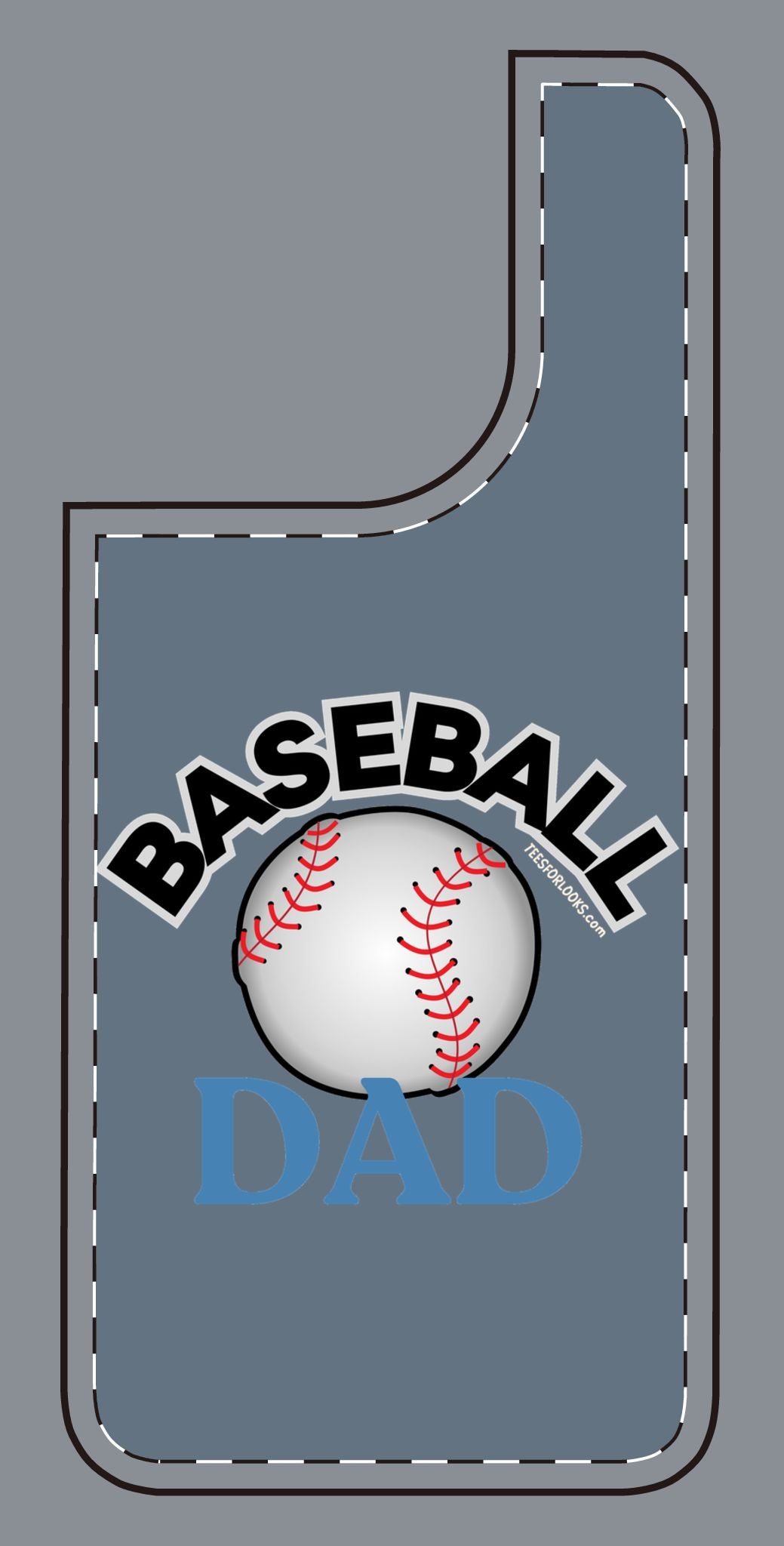 Baseball Dad Silicone Phone Case - Perfect Gift for Sports Lovers