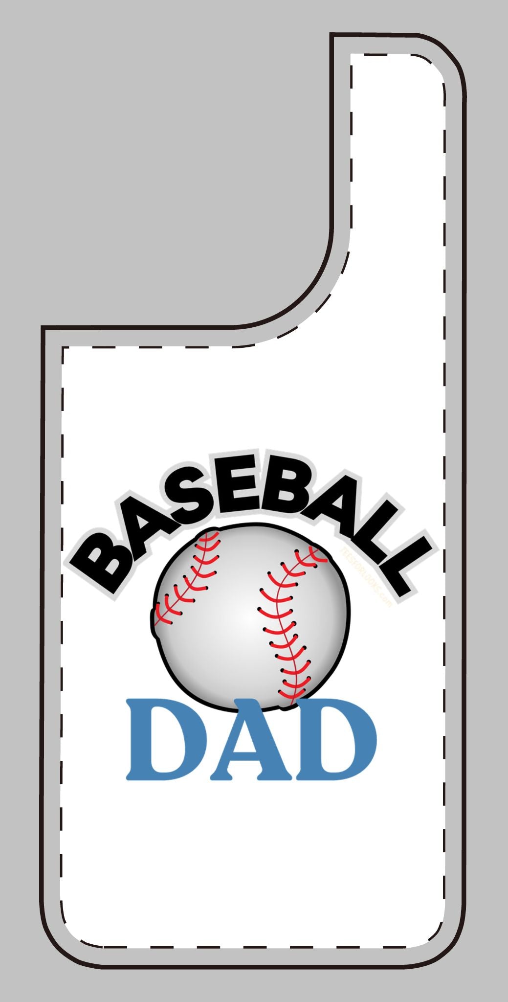 Baseball Dad Silicone Phone Case - Perfect Gift for Sports Lovers