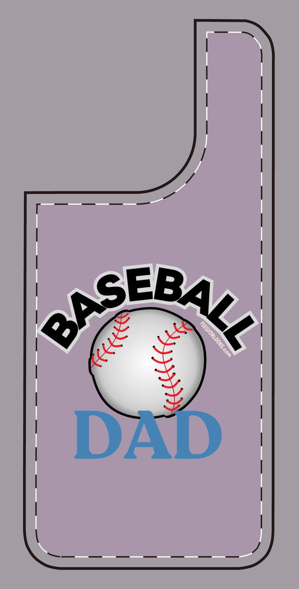 Baseball Dad Silicone Phone Case - Perfect Gift for Sports Lovers