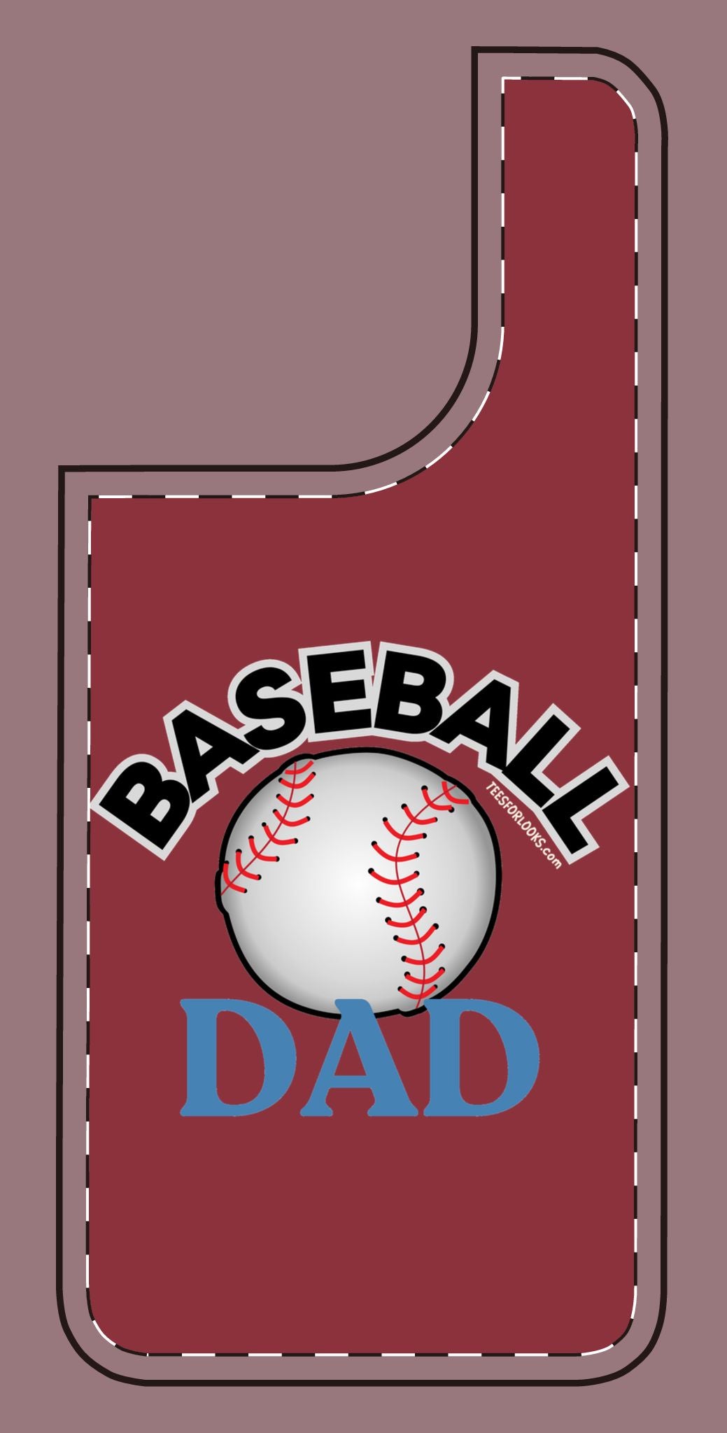 Baseball Dad Silicone Phone Case - Perfect Gift for Sports Lovers