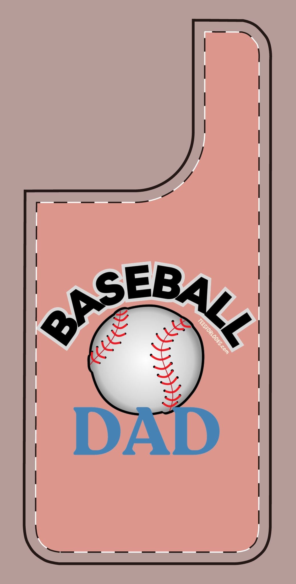 Baseball Dad Silicone Phone Case - Perfect Gift for Sports Lovers