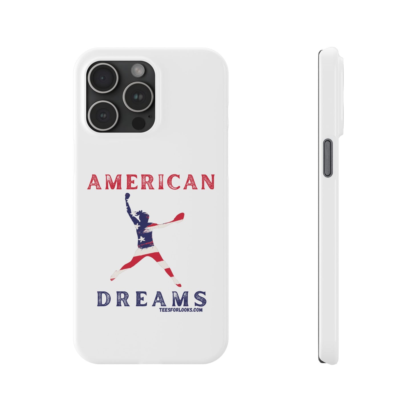 American Dreams Slim Phone Cases - Stylish Protection for Patriotism