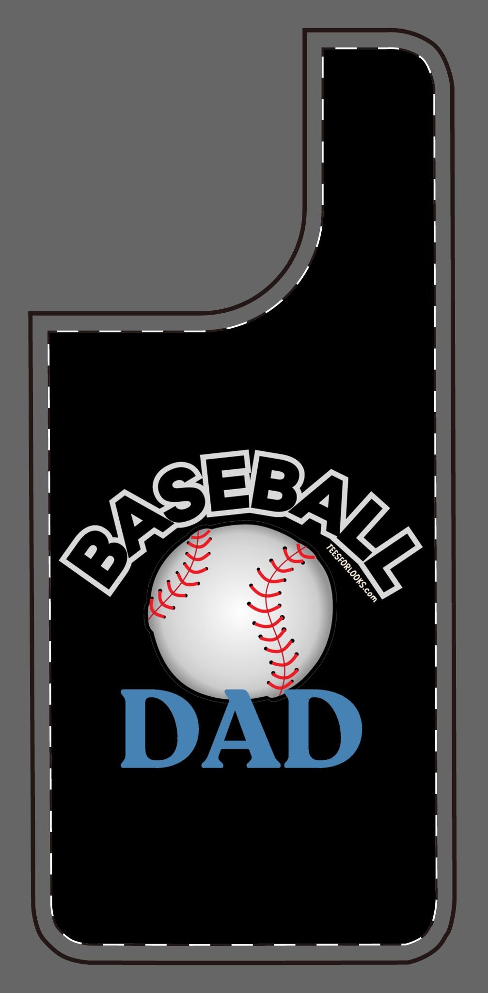 Baseball Dad Silicone Phone Case - Perfect Gift for Sports Lovers