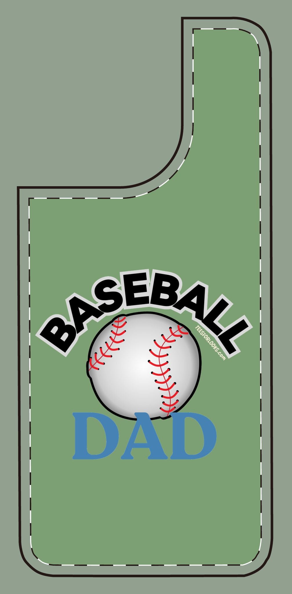 Baseball Dad Silicone Phone Case - Perfect Gift for Sports Lovers