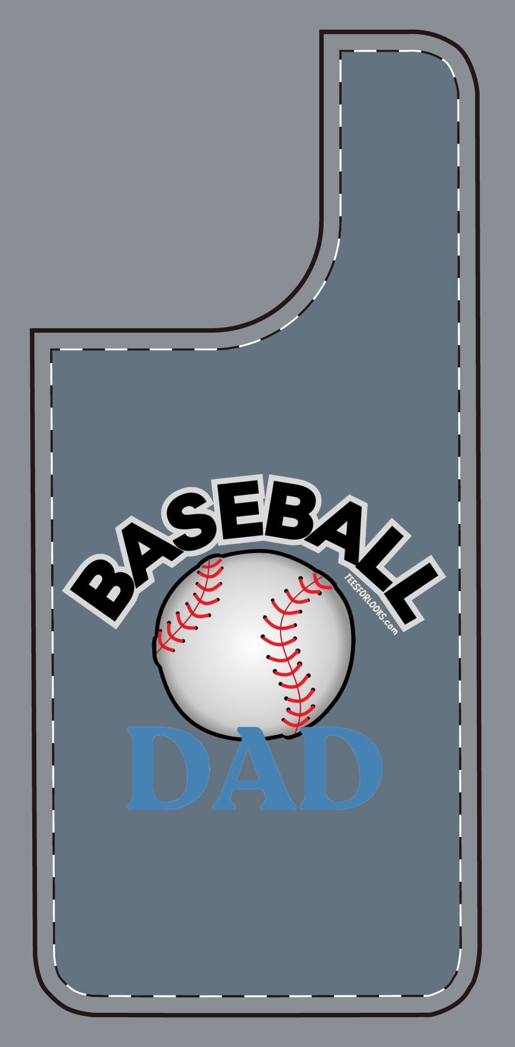 Baseball Dad Silicone Phone Case - Perfect Gift for Sports Lovers