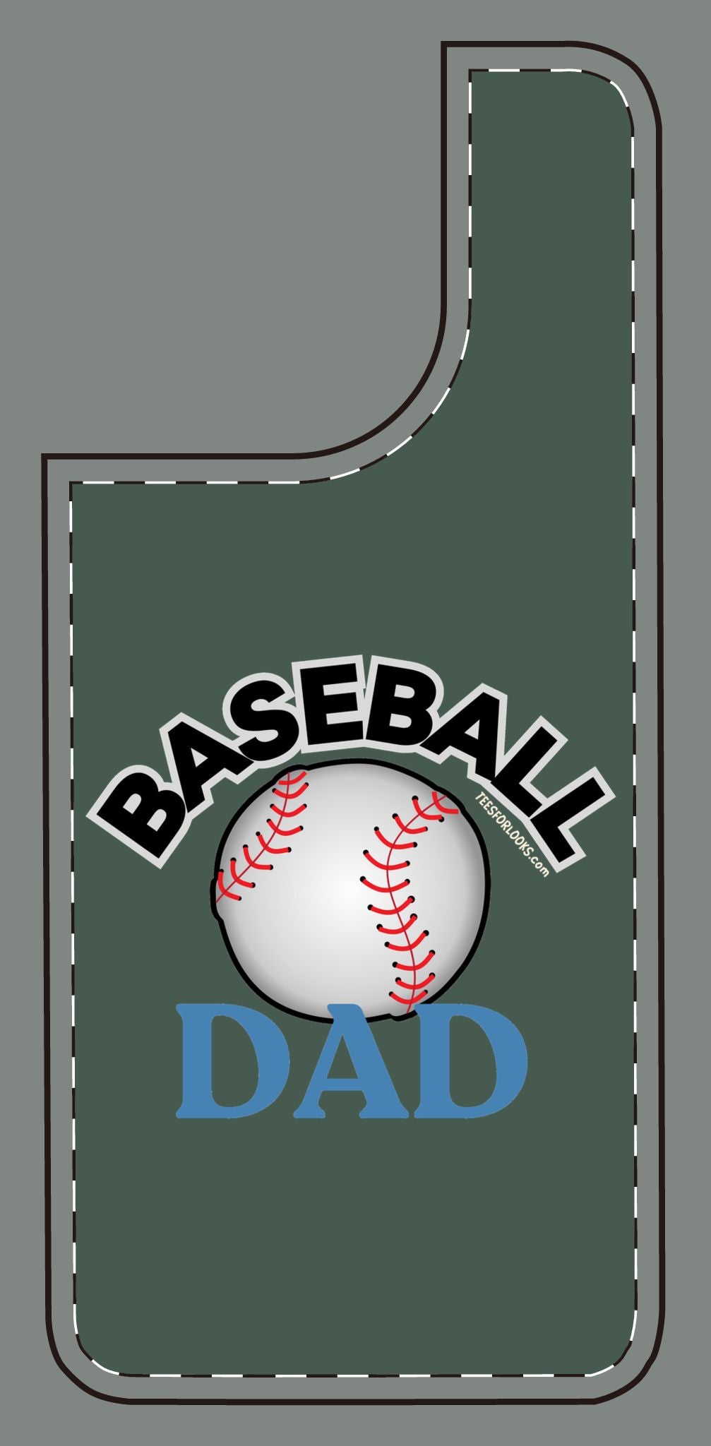 Baseball Dad Silicone Phone Case - Perfect Gift for Sports Lovers