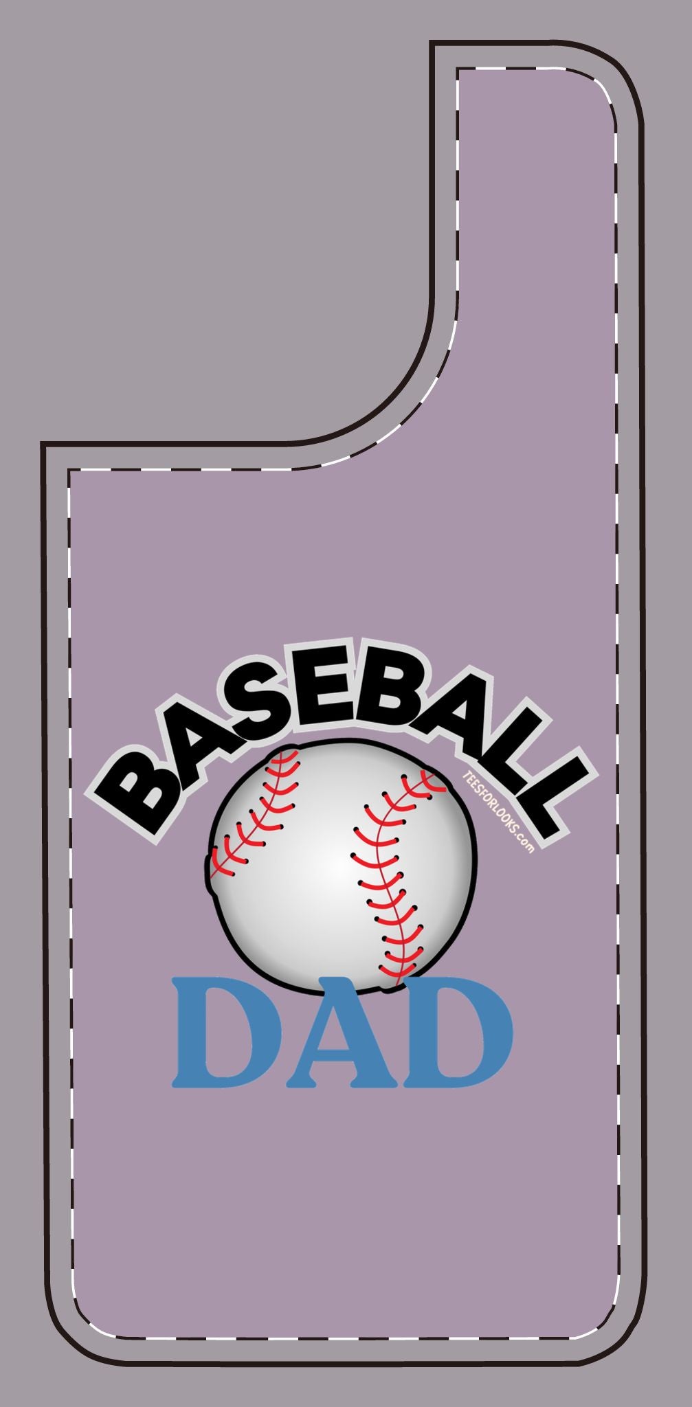 Baseball Dad Silicone Phone Case - Perfect Gift for Sports Lovers