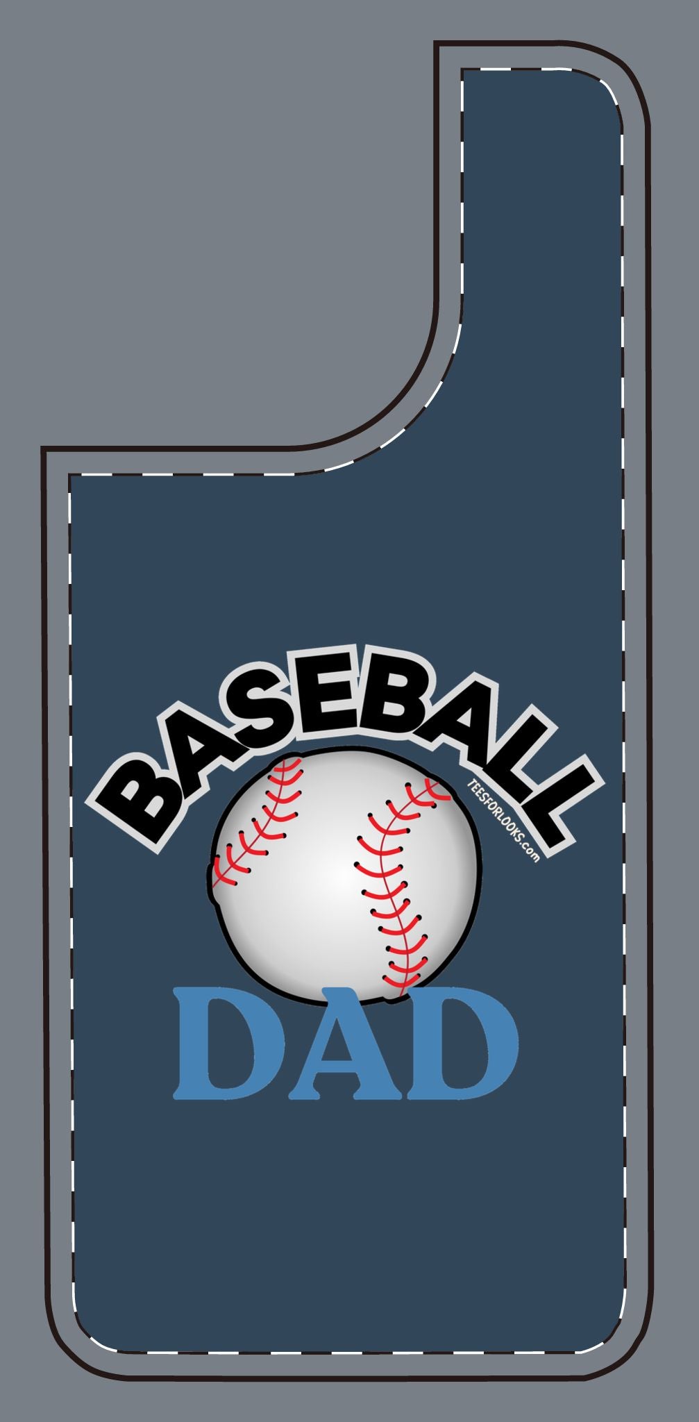 Baseball Dad Silicone Phone Case - Perfect Gift for Sports Lovers